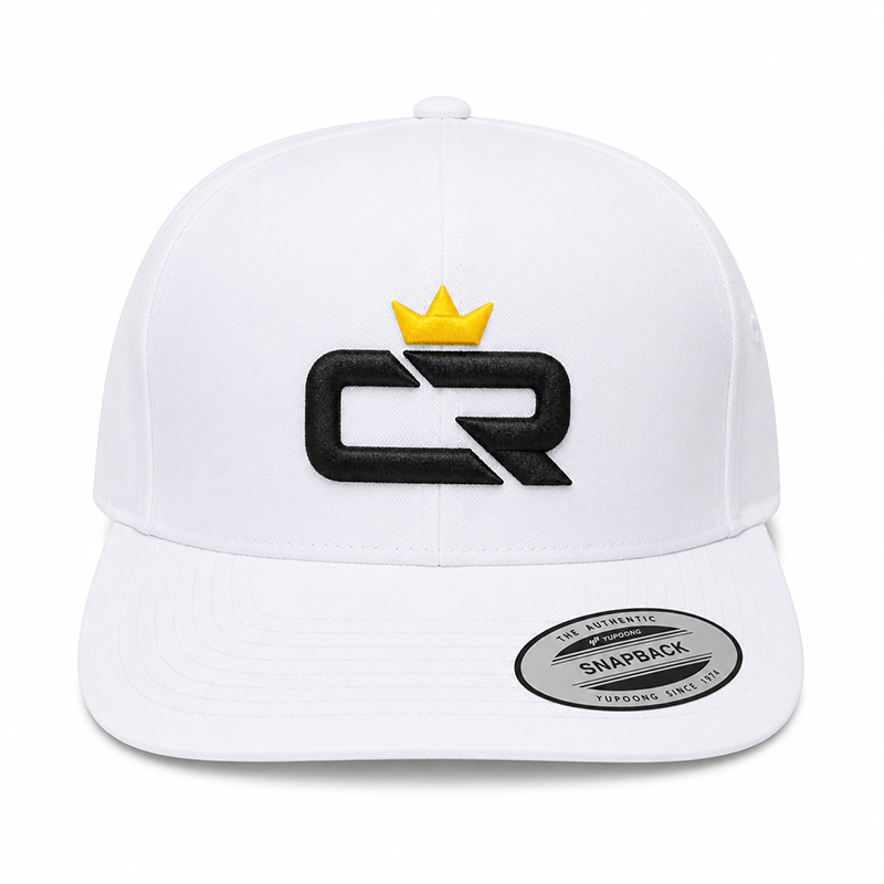 CR Snapback Hat - White