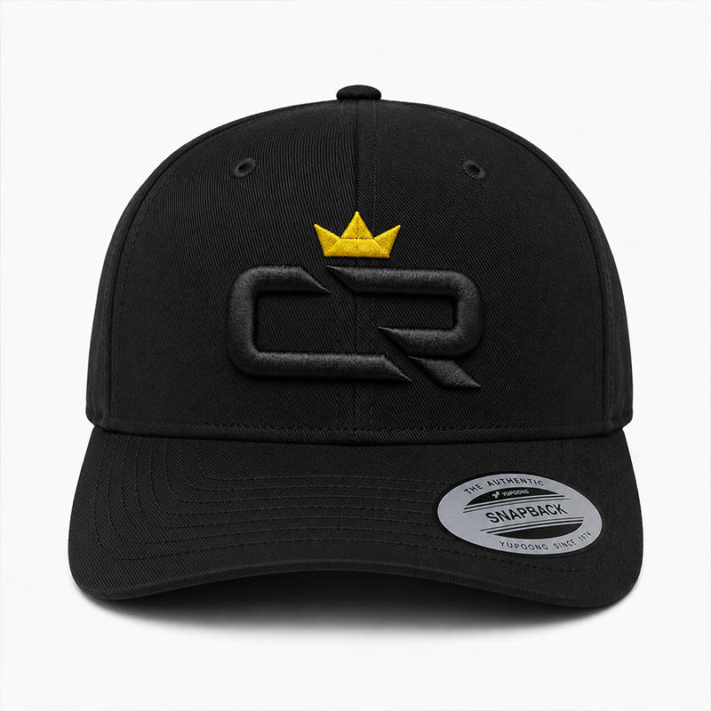 CR Snapback Hat - Black