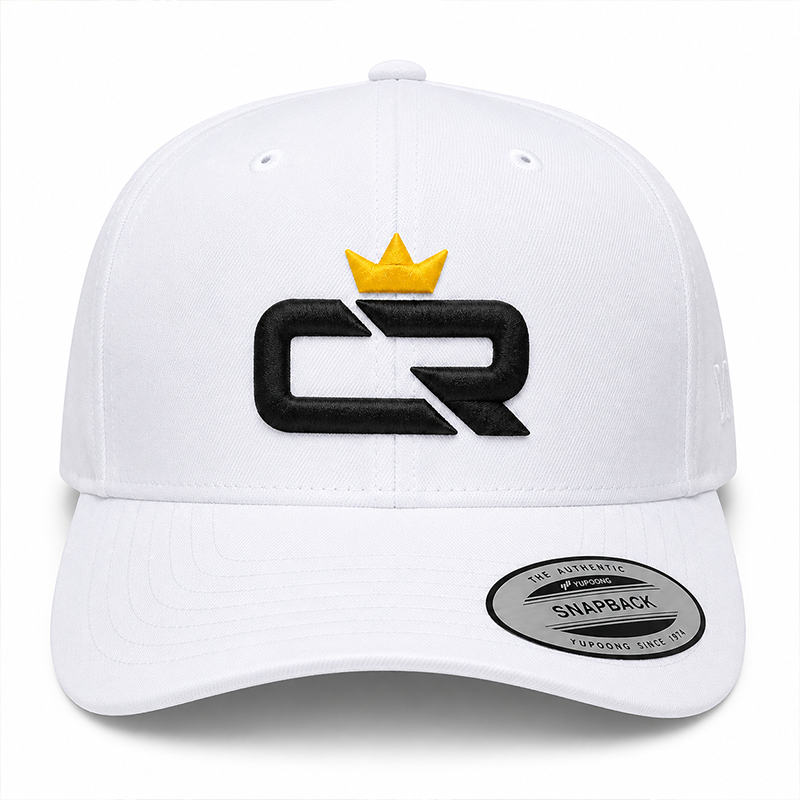 CR Snapback Hat - White