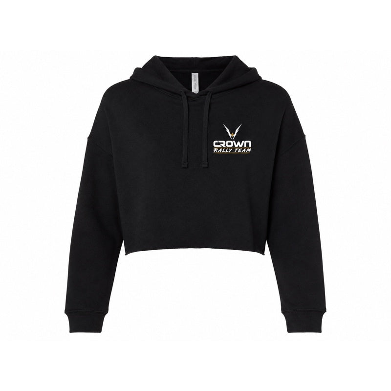 Black Hoodie Crop Top